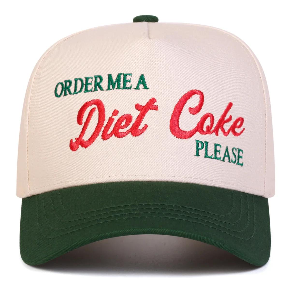 Unisex DIET COKE Letter Embroidery Baseball Caps Spring and Autumn Outdoor Adjustable Casual Hats Sunscreen Hat Sports Cap зелений
Unisex DIET COKE Letter Embroidery Baseball Caps Spring and Autumn Outdoor Adjustable Casual Hats Sunscreen Hat Sports Cap зелений