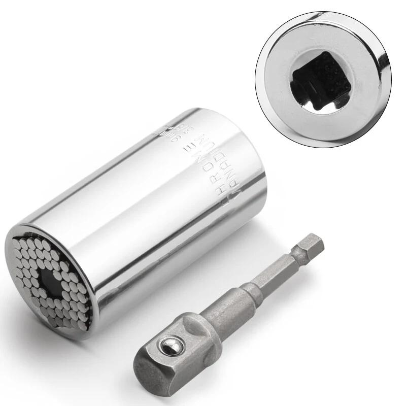 9-27mm Universal Torque Wrench Head Set Socket Sleeve Power Drill Ratchet Bushing Spanner Key Magic Grip Hand Repair Tools
9-27mm Universal Torque Wrench Head Set Socket Sleeve Power Drill Ratchet Bushing Spanner Key Magic Grip Hand Repair Tools