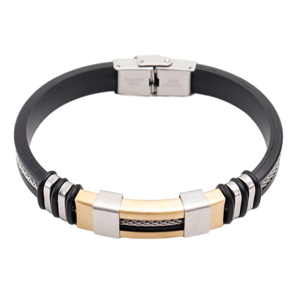 Нержавеющий браслет Долговечность Прочная структура Металлический блеск Браслет Модный браслет Панк Мужской Без заусенцев Изысканное мастерство, D31 золото
Нержавеющий браслет Долговечность Прочная структура Металлический блеск Браслет Модный браслет Панк Мужской Без заусенцев Изысканное мастерство, D31 золото