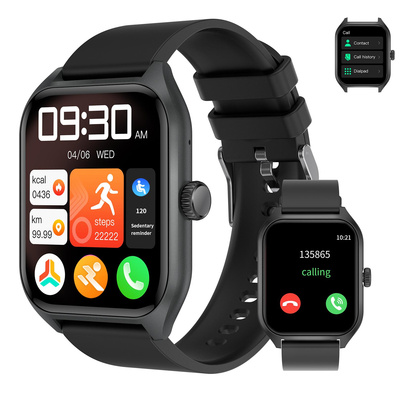 Умные часы с вызовом через Bluetooth, спортивный режим, пульс, погода, для Android IOS
Умные часы с вызовом через Bluetooth, спортивный режим, пульс, погода, для Android IOS