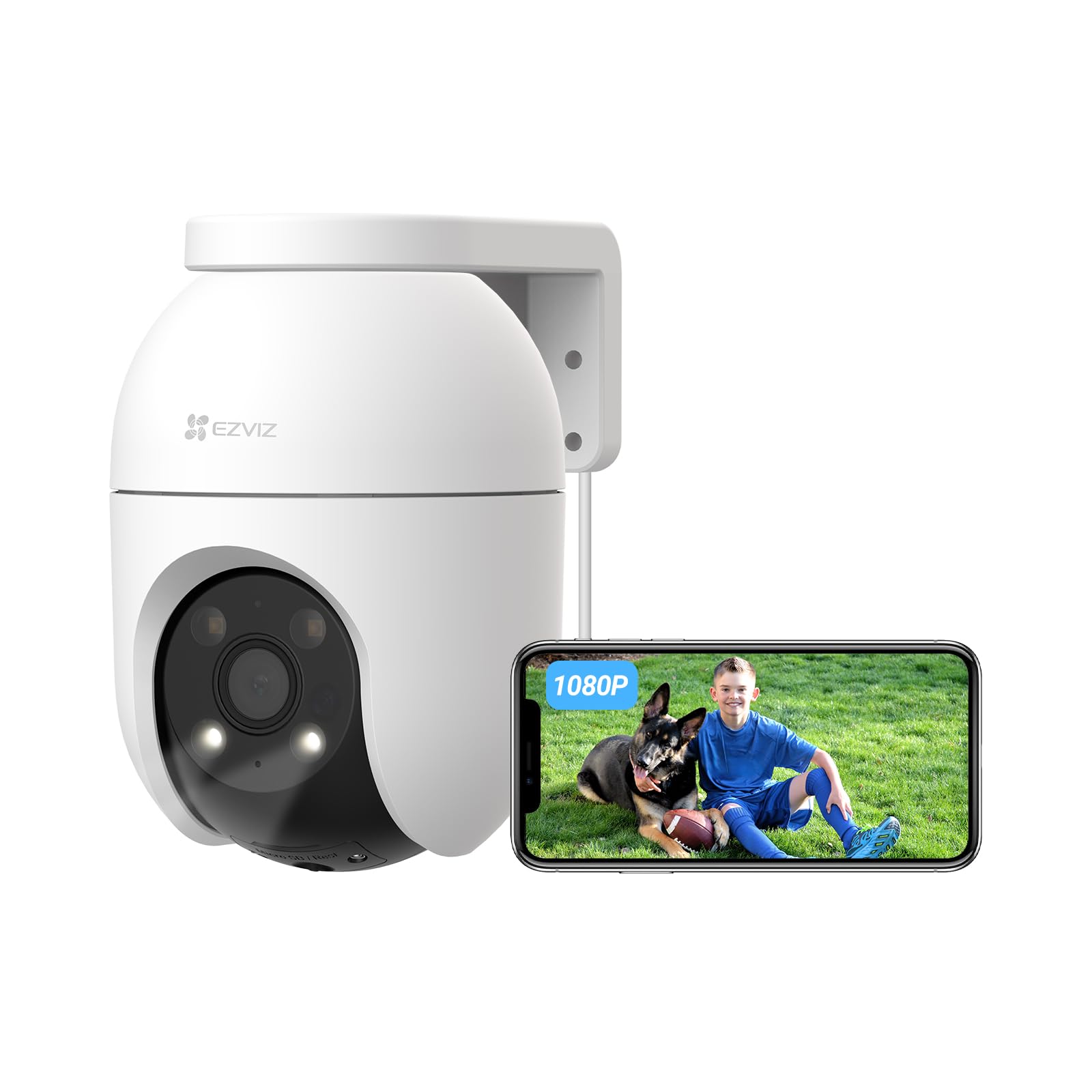 EZVIZ C8c 1080P Outdoor Security Camera AI Human Detection Кольорове нічне бачення Автоматичне відстеження виклику Водонепроникний дизайн Alexa Співпраця 24 години
EZVIZ C8c 1080P Outdoor Security Camera AI Human Detection Кольорове нічне бачення Автоматичне відстеження виклику Водонепроникний дизайн Alexa Співпраця 24 години