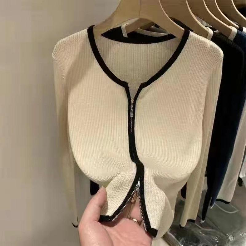 Academy style knitted cardigan long-sleeved T-shirt spring and autumn women s clothing new women s zipper slim-fit bottoming shirt top One size fits all абрикосовий
Academy style knitted cardigan long-sleeved T-shirt spring and autumn women s clothing new women s zipper slim-fit bottoming shirt top One size fits all абрикосовий