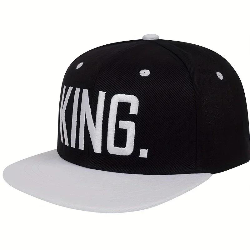 Unisex KING Letter Embroidery Hip-hop Hats Spring And Autumn Outdoor Adjustable Sports Casual Baseball Caps Sunscreen Hat чорний білий колір
Unisex KING Letter Embroidery Hip-hop Hats Spring And Autumn Outdoor Adjustable Sports Casual Baseball Caps Sunscreen Hat чорний білий колір