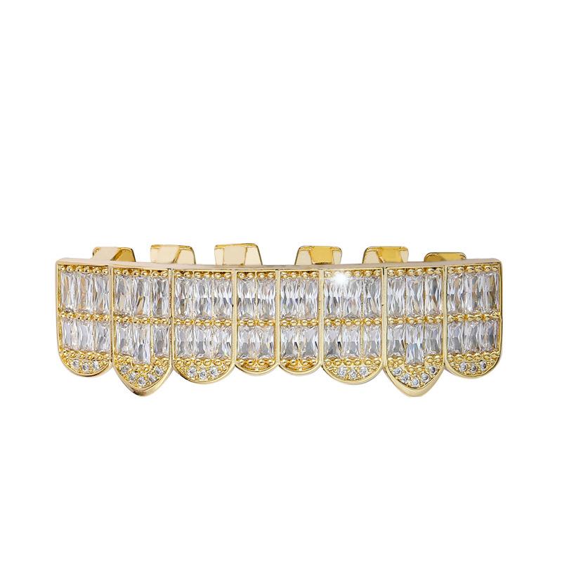 Super Sparkly Zirconia Hip Hop Grillz: Exaggerated High-End Tooth Jewelry for Men
Super Sparkly Zirconia Hip Hop Grillz: Exaggerated High-End Tooth Jewelry for Men