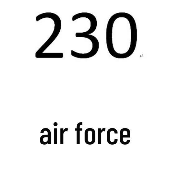 Air Force 230 46
Air Force 230 46