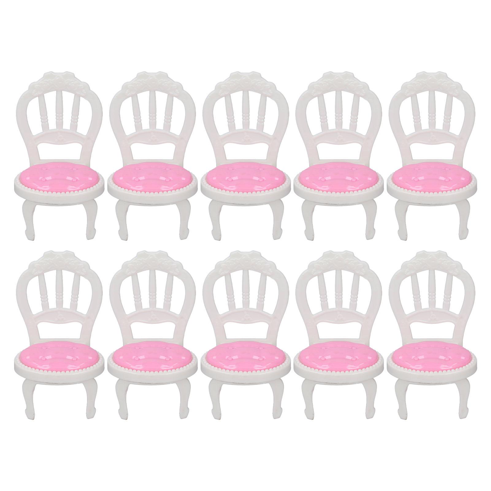 10 Pcs Dollhouse Chair Set Exquisite Lifelike Vivid Plastic Miniature Dining Chair Model Dollhouse
10 Pcs Dollhouse Chair Set Exquisite Lifelike Vivid Plastic Miniature Dining Chair Model Dollhouse