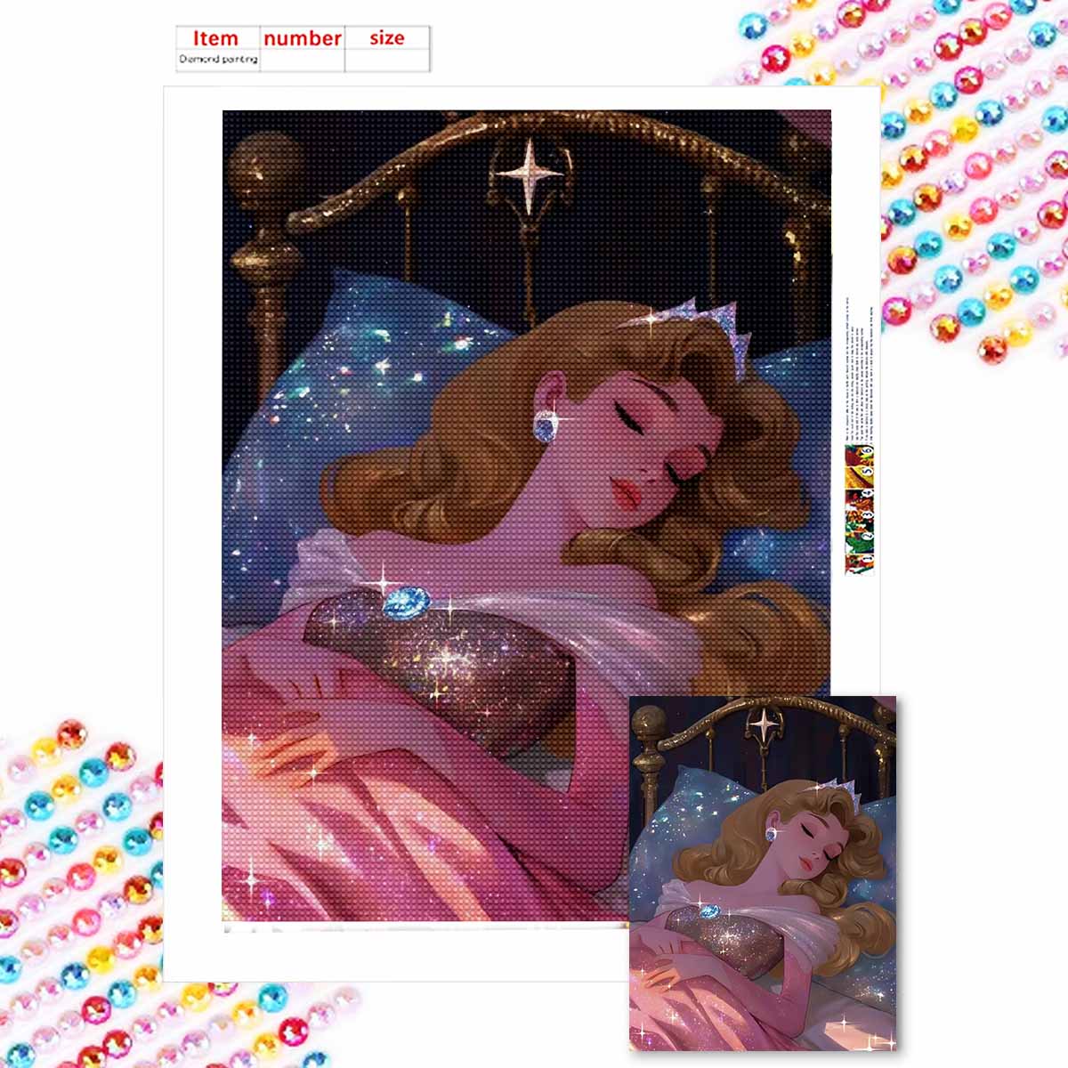 Набор для алмазной вышивки «Спящая красавица», сделай сам, вышивка крестом, мозаичное искусство, алмазная живопись, полная выкладка, алмаз, украшение для дома Round 20x30cm
Набор для алмазной вышивки «Спящая красавица», сделай сам, вышивка крестом, мозаичное искусство, алмазная живопись, полная выкладка, алмаз, украшение для дома Round 20x30cm