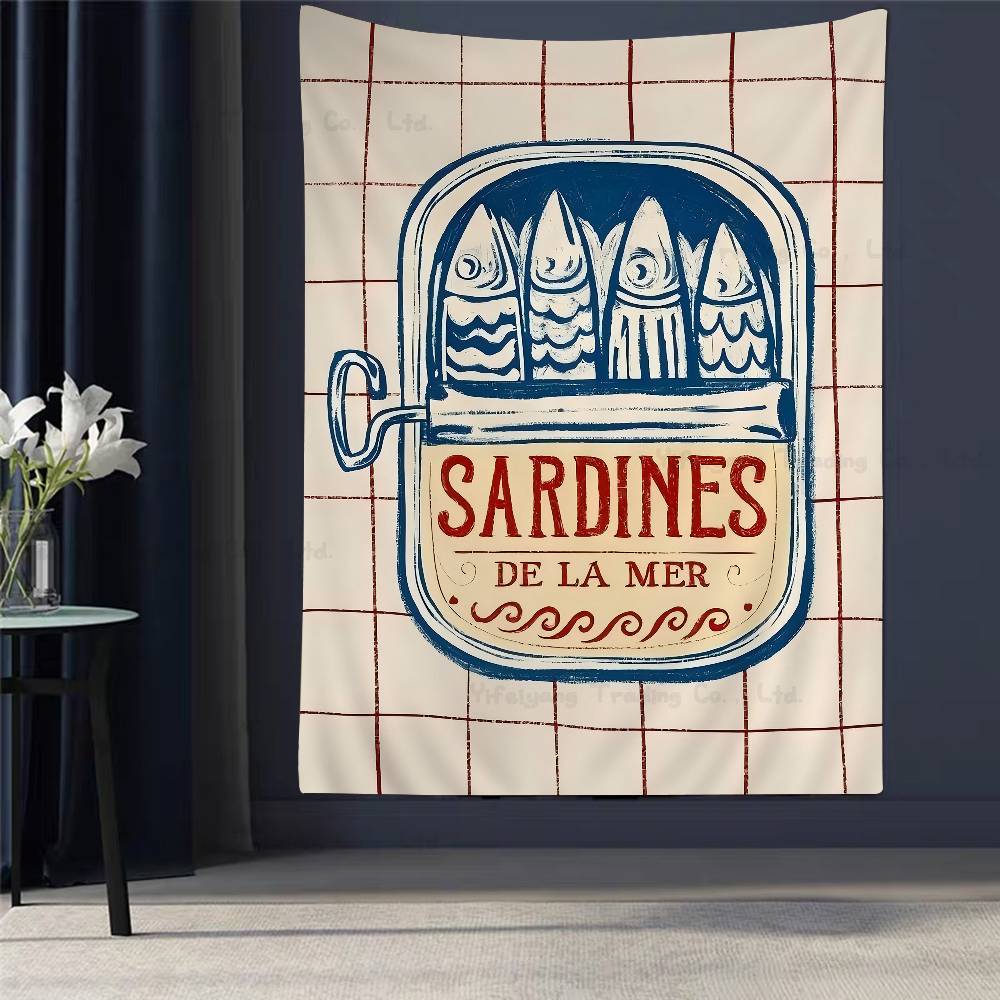 Colorful Sardines Canned Fish Sea Animal Anime Tapestry Art Science Fiction Room Home Decor Wall Art Decor 74x94cm(29x37in)
Colorful Sardines Canned Fish Sea Animal Anime Tapestry Art Science Fiction Room Home Decor Wall Art Decor 74x94cm(29x37in)