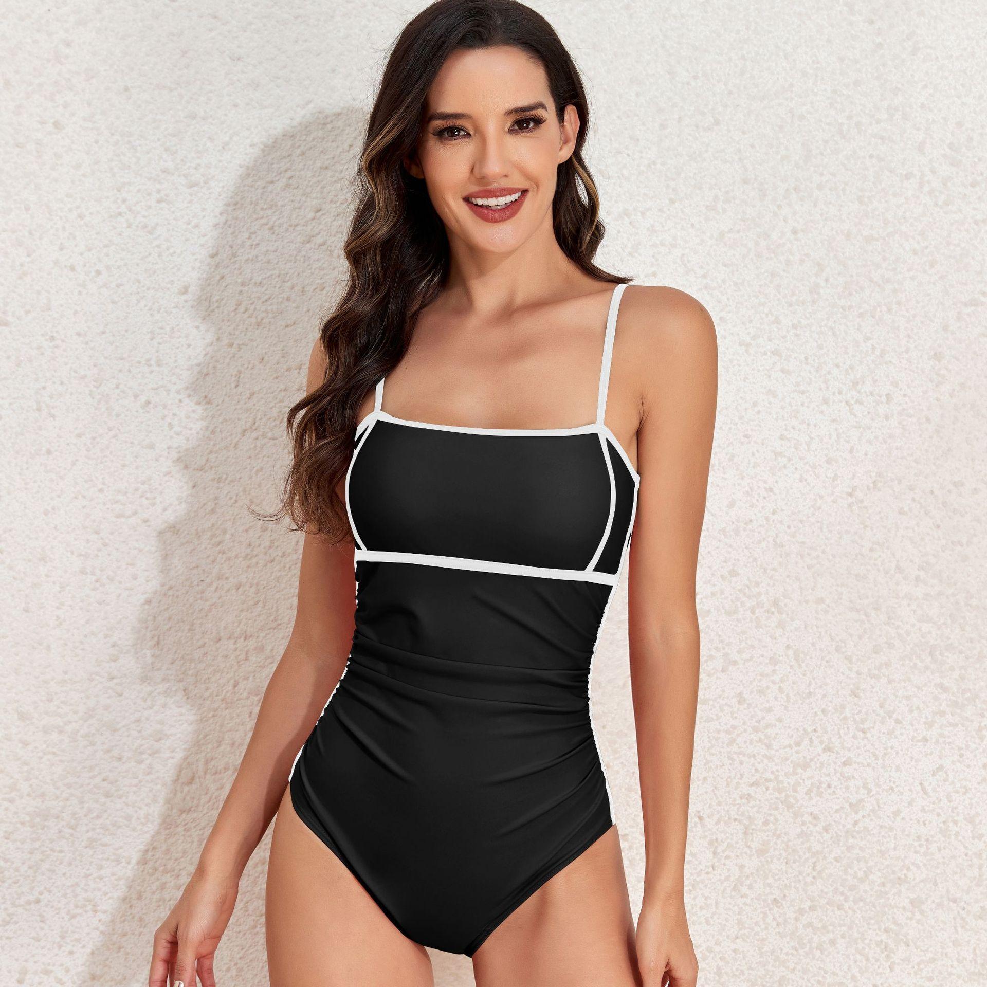 Women’s Modest Patchwork One-Piece Swimsuit, Adjustable Strap Tummy Control Monokini Bathing Suit Slimming Swimwear for Beach & Pool XXL чорний
Women’s Modest Patchwork One-Piece Swimsuit, Adjustable Strap Tummy Control Monokini Bathing Suit Slimming Swimwear for Beach & Pool XXL чорний