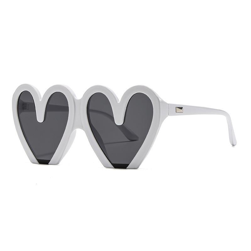 Heart Shape Sunglasses For Women Men Uv400 Sun Protection Fashion Accessory білий
Heart Shape Sunglasses For Women Men Uv400 Sun Protection Fashion Accessory білий