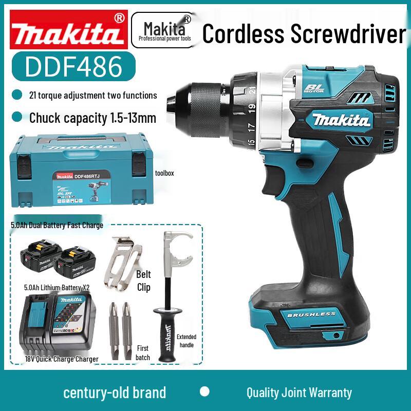 Makita DDF486 18В Акумуляторний Безщітковий Ударний Дриль/Шуруповерт Штепсель CN (адаптер в комплекті)
Makita DDF486 18В Акумуляторний Безщітковий Ударний Дриль/Шуруповерт Штепсель CN (адаптер в комплекті)