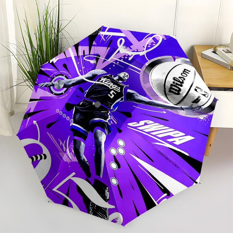 Basketball, Kings Themed Automatic Opening and Closing Umbrella, Compact Travel Umbrella, Lightweight and Portable, Suitable for Beach Commu
Basketball, Kings Themed Automatic Opening and Closing Umbrella, Compact Travel Umbrella, Lightweight and Portable, Suitable for Beach Commu