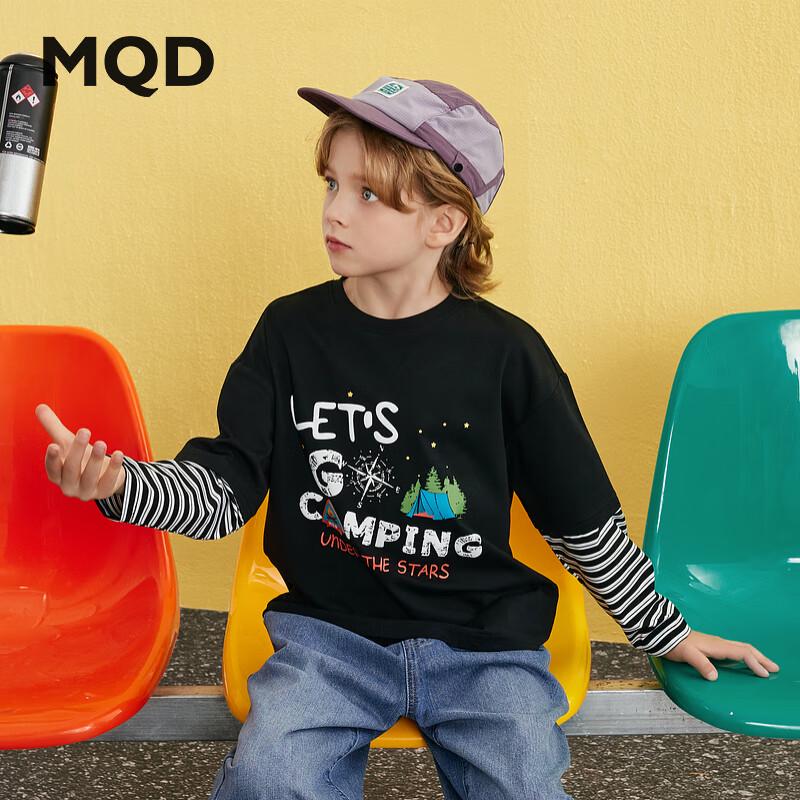 MQD Boys Faux Two-Piece Striped Long Sleeve T-Shirt 120
MQD Boys Faux Two-Piece Striped Long Sleeve T-Shirt 120