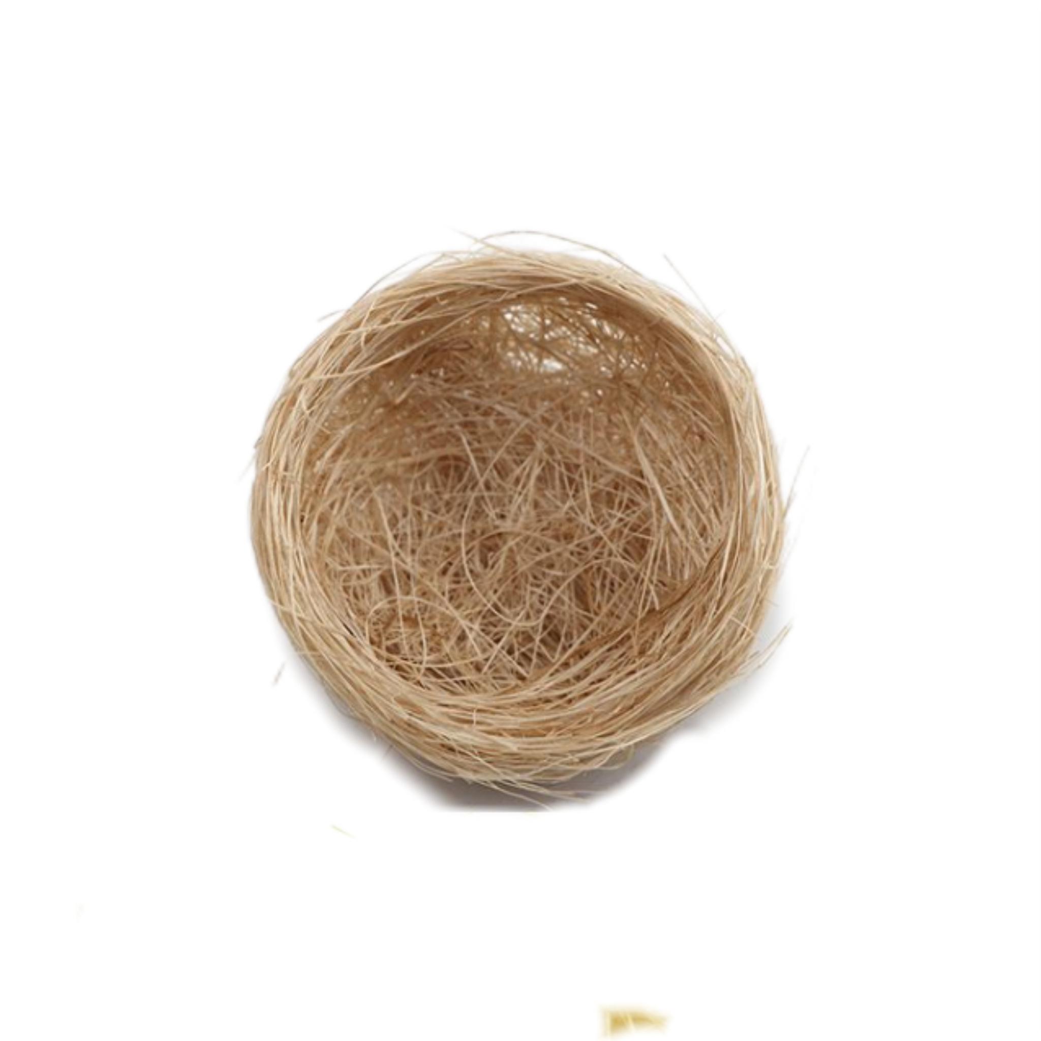 2 шт., имитация птичьего гнезда, украшение для сада, ручная работа, утолщенное льняное тканое птичье гнездо, сделай сам, материалы ручной работы для украшения пасхального праздника 2PCS цвет старого дерева