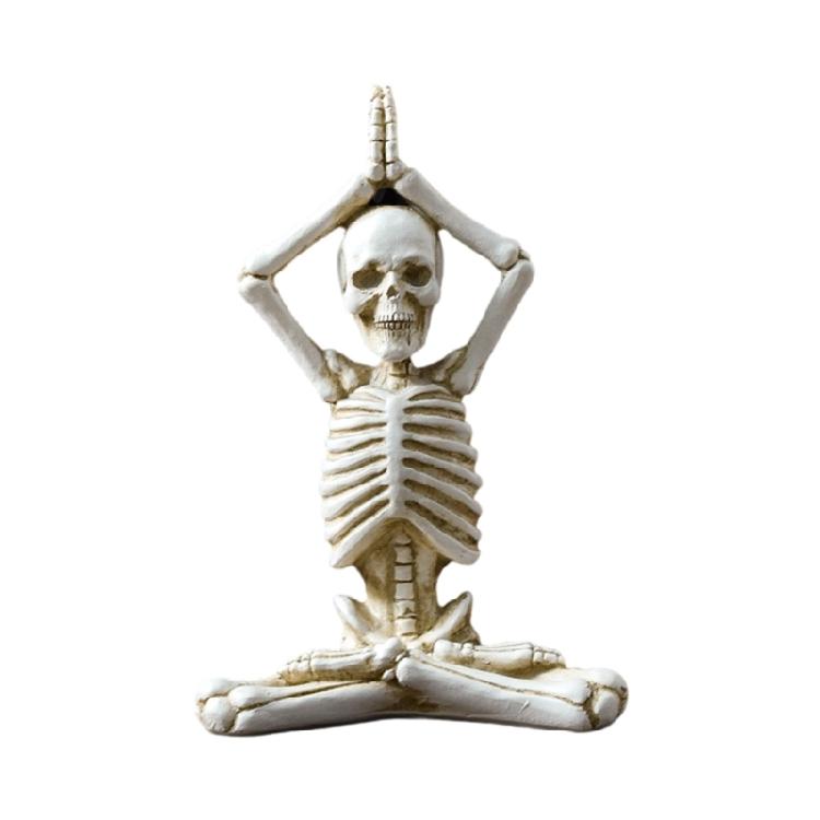 Vintages Skull Figurine Resins Haunteds House Halloweens Holiday Atmospheres Ornament Yogas Human Skeletons Statue
Vintages Skull Figurine Resins Haunteds House Halloweens Holiday Atmospheres Ornament Yogas Human Skeletons Statue