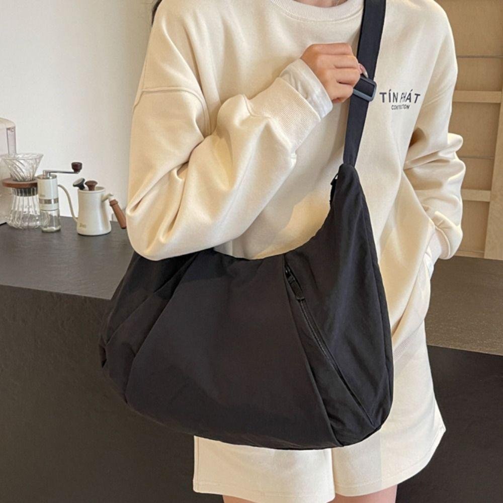 Tote Bag Casual Dumpling Bag Korean Style Oxford Cloth Underarm Bag Nylon Shoulder Bag Women розовый
Tote Bag Casual Dumpling Bag Korean Style Oxford Cloth Underarm Bag Nylon Shoulder Bag Women розовый
