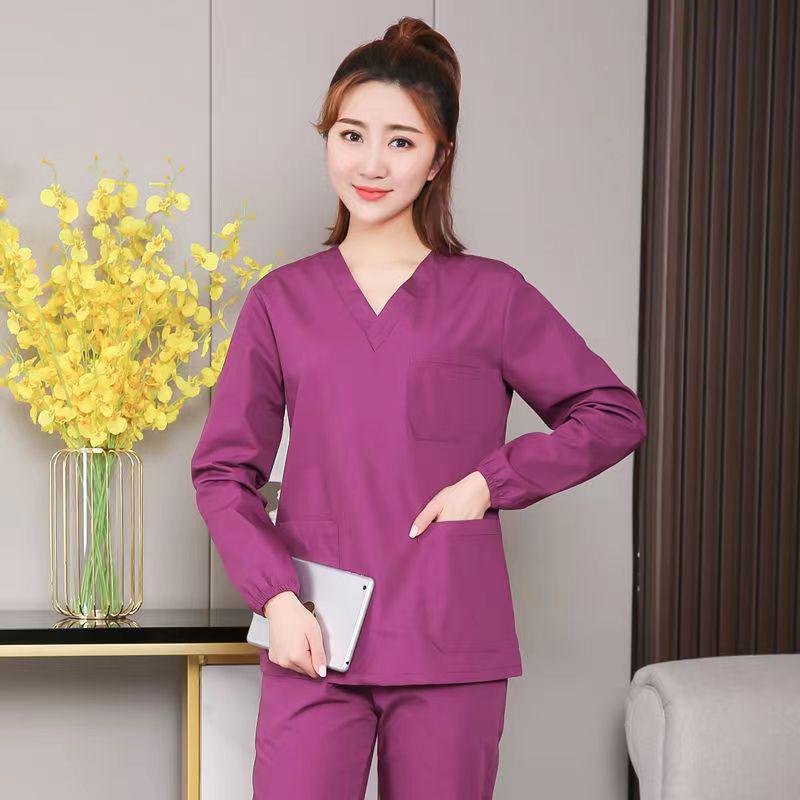 Женский хирургический костюм с длинным рукавом - Хлопковая униформа медсестры для медицинского персонала Large (L)
Женский хирургический костюм с длинным рукавом - Хлопковая униформа медсестры для медицинского персонала Large (L)