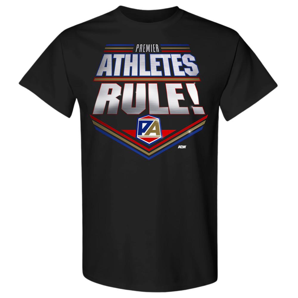 Premier Athletes RULE AEW Official TShirt Unisex T-Shirt XXXL
Premier Athletes RULE AEW Official TShirt Unisex T-Shirt XXXL
