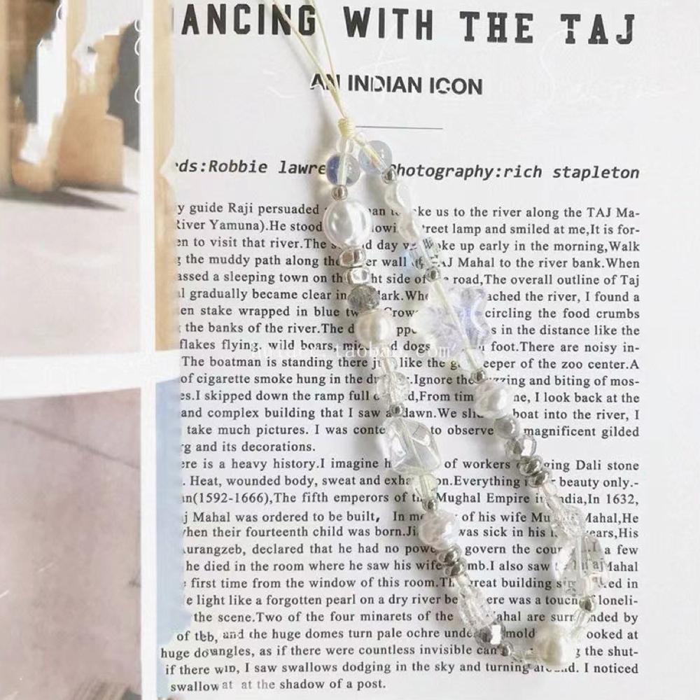 PVC Beaded Camera Wrist Strap Phone Charms Strap 25cm Pearl Bracelet Aesthetic Phone Chain
PVC Beaded Camera Wrist Strap Phone Charms Strap 25cm Pearl Bracelet Aesthetic Phone Chain