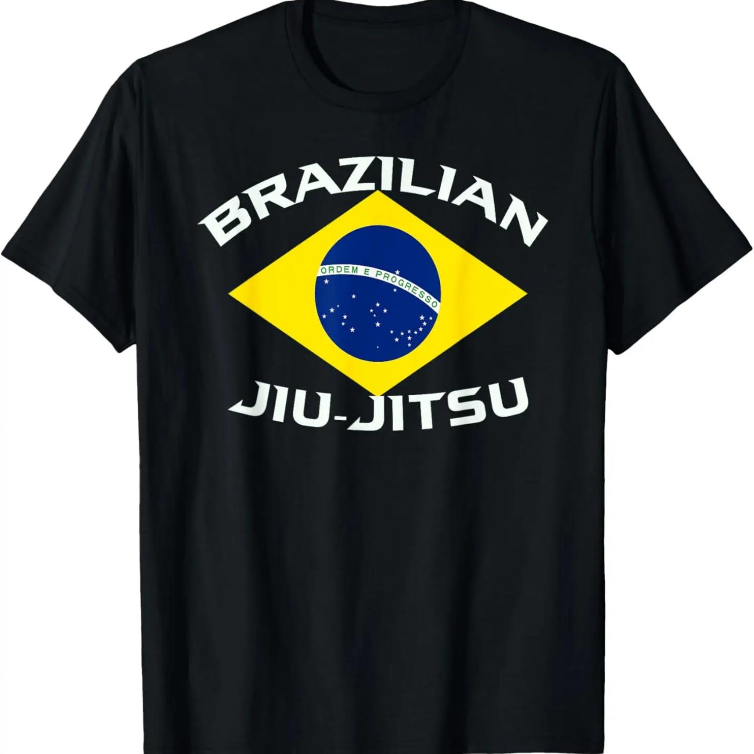 Бразильское джиу-джитсу - Футболка BJJ и грэпплинг S чёрный
Бразильское джиу-джитсу - Футболка BJJ и грэпплинг S чёрный