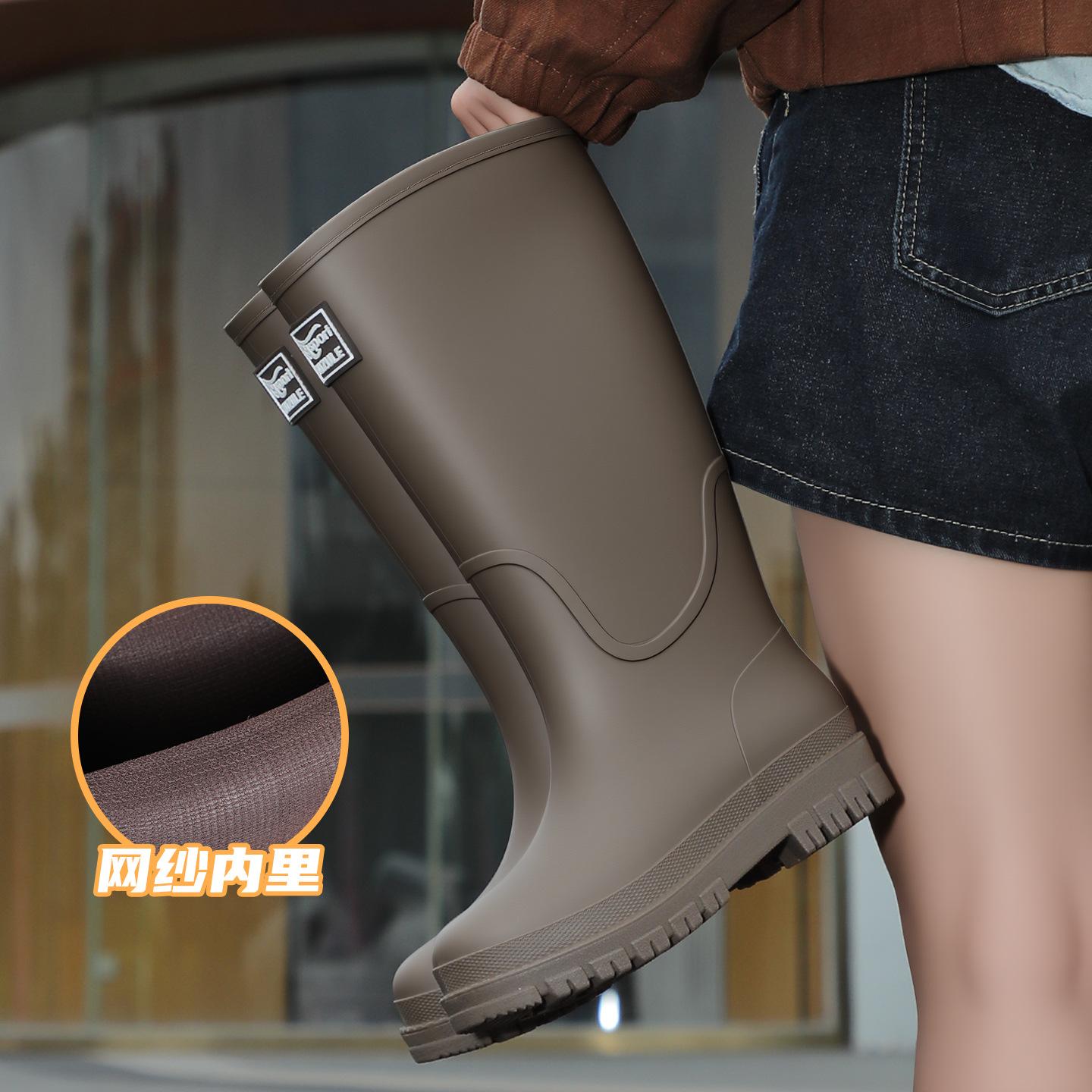 High anti-skid rain boots women s PVC rubber shoes adult four-season outer wear rain shoes rain boots thick sole wear-resistant 41
High anti-skid rain boots women s PVC rubber shoes adult four-season outer wear rain shoes rain boots thick sole wear-resistant 41