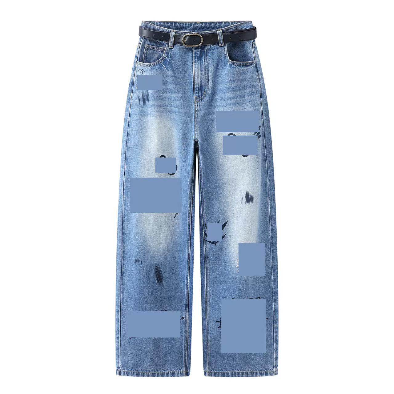 2026 Spring Street Style Rhinestone Cat Print Straight-Leg Jeans for Women Small синій
2026 Spring Street Style Rhinestone Cat Print Straight-Leg Jeans for Women Small синій