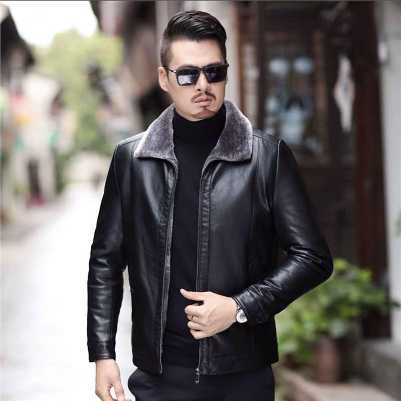 Men s Plus Velvet Thick Leather Jacket for Winter - Warm Casual PU Outerwear for Middle-Aged and Elderly (Ages 60-70) M170/90-115 lbs
Men s Plus Velvet Thick Leather Jacket for Winter - Warm Casual PU Outerwear for Middle-Aged and Elderly (Ages 60-70) M170/90-115 lbs
