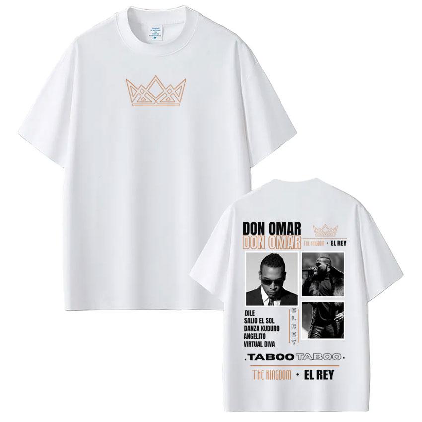 Rapper Don Omar Album Print Tshirts Unisex Women Fashion Tshirts Shortsleeved Loose Casual Cotton Hiphop Tshirts Streetwear L
Rapper Don Omar Album Print Tshirts Unisex Women Fashion Tshirts Shortsleeved Loose Casual Cotton Hiphop Tshirts Streetwear L