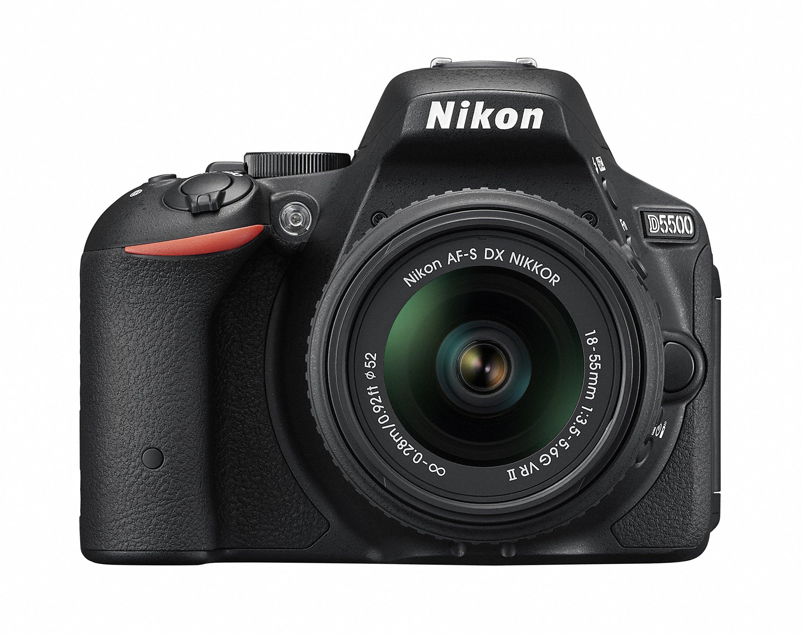 Nikon Digital SLR Camera D5500 18-55 VRII Lens Kit Black 24.16 million pixels 3.2-inch LCD touch panel D5500LK18-55BK
Nikon Digital SLR Camera D5500 18-55 VRII Lens Kit Black 24.16 million pixels 3.2-inch LCD touch panel D5500LK18-55BK