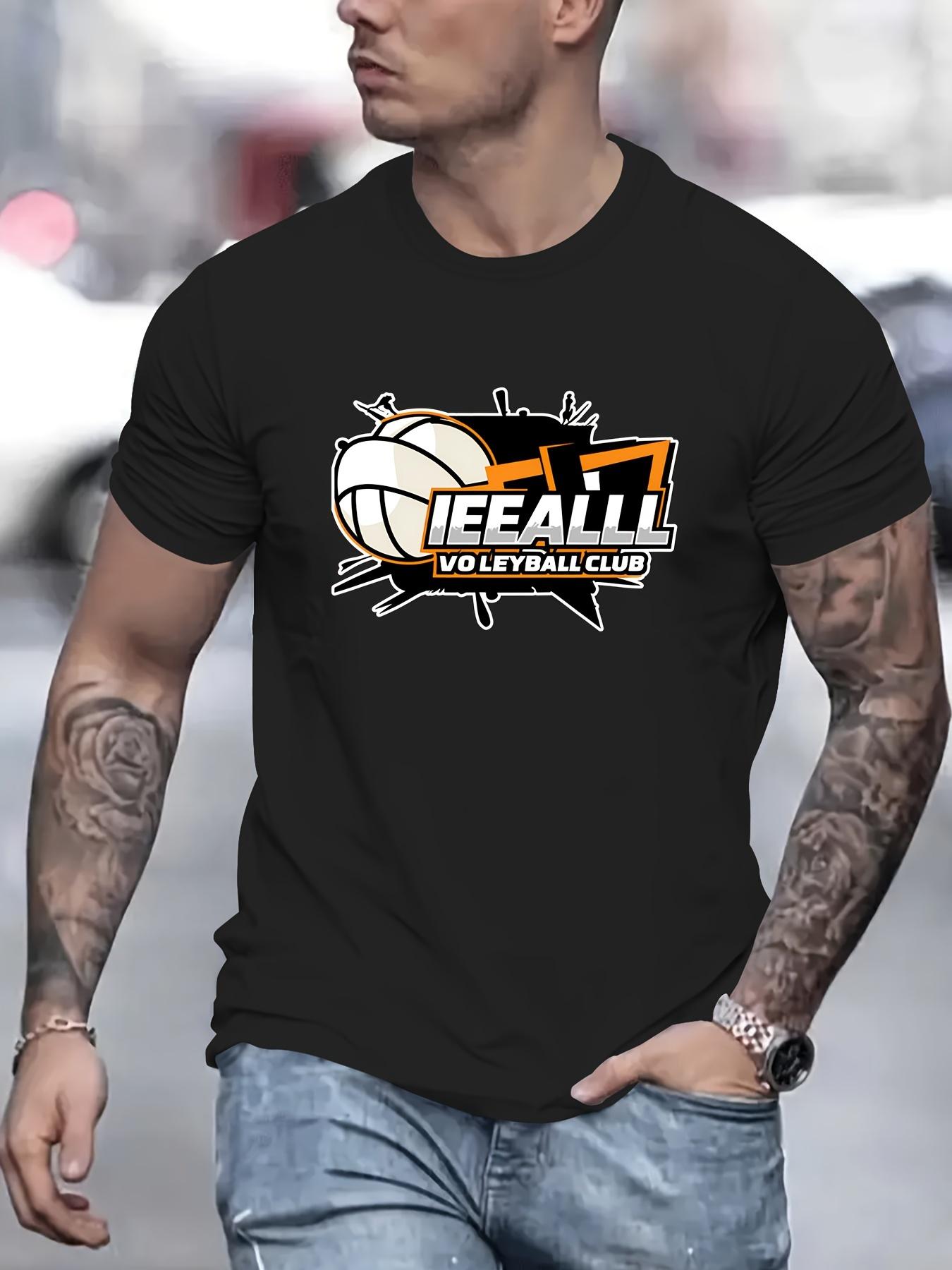 Футболка с принтом Волейбольного клуба, Футболки для мужчин, Повседневная футболка с коротким рукавом для лета XXXXXL чёрный
Футболка с принтом Волейбольного клуба, Футболки для мужчин, Повседневная футболка с коротким рукавом для лета XXXXXL чёрный