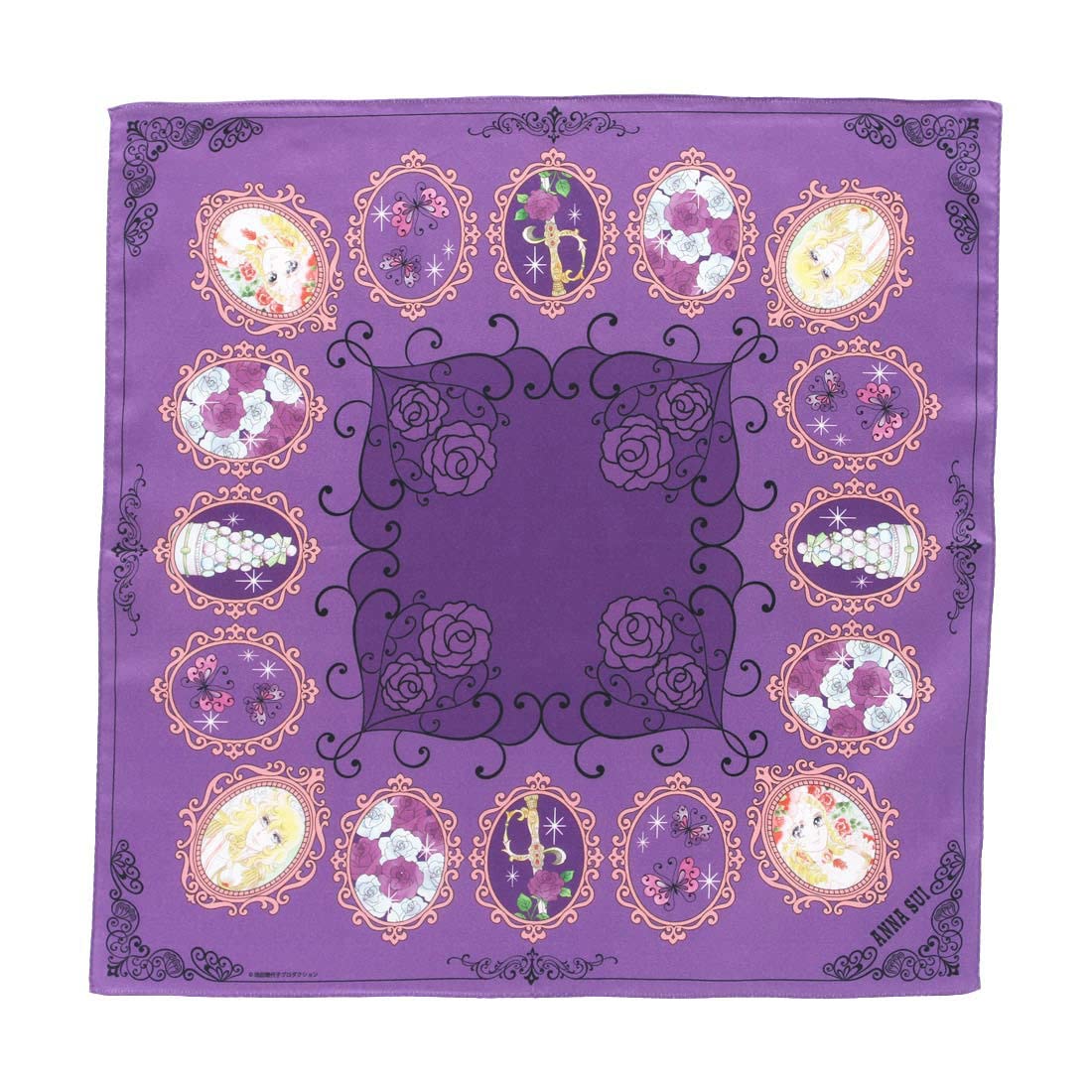 ANNA SUI Rose of Versailles Print Handkerchief 52cm (Purple) Women s 110793-1512-08
ANNA SUI Rose of Versailles Print Handkerchief 52cm (Purple) Women s 110793-1512-08
