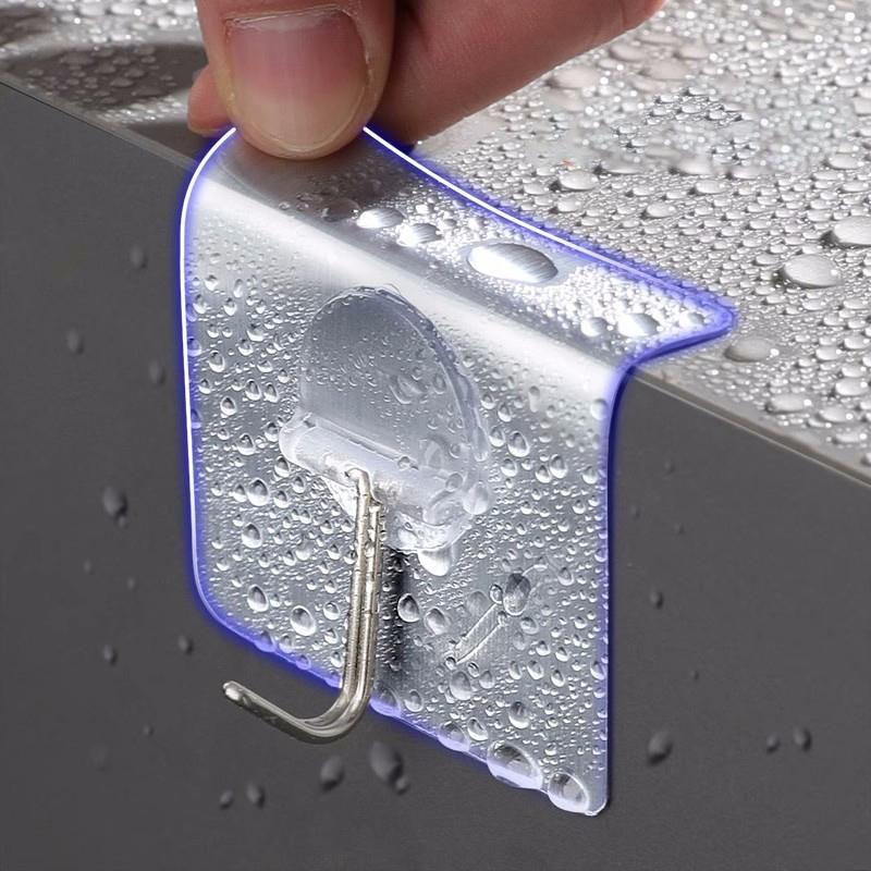 Transparent Adhesive Wall Hooks Heavy Duty Multi-Purpose Towel Clothes Keys Punch Free Hook Holder Kitchen Bathroom Door Hangers
Transparent Adhesive Wall Hooks Heavy Duty Multi-Purpose Towel Clothes Keys Punch Free Hook Holder Kitchen Bathroom Door Hangers