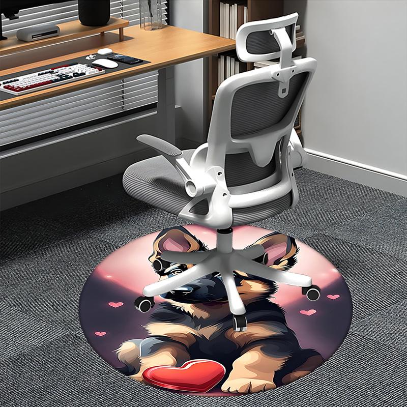 Charming German Shepherd Chair Mat Round Carpet for Home Decor, Office Use, and Gifts0129b 80cm by 80cm
Charming German Shepherd Chair Mat Round Carpet for Home Decor, Office Use, and Gifts0129b 80cm by 80cm