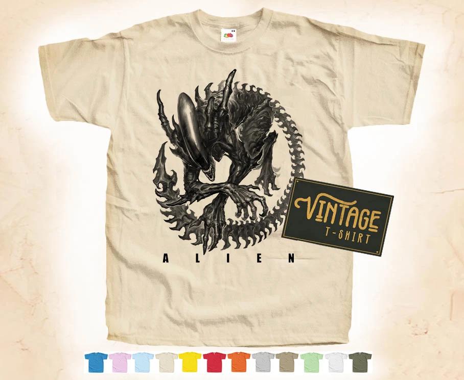 Black Print ALIEN ver.2 T SHIRT TEE Vintage Poster Natural 12 Colors S-5XL S
Black Print ALIEN ver.2 T SHIRT TEE Vintage Poster Natural 12 Colors S-5XL S