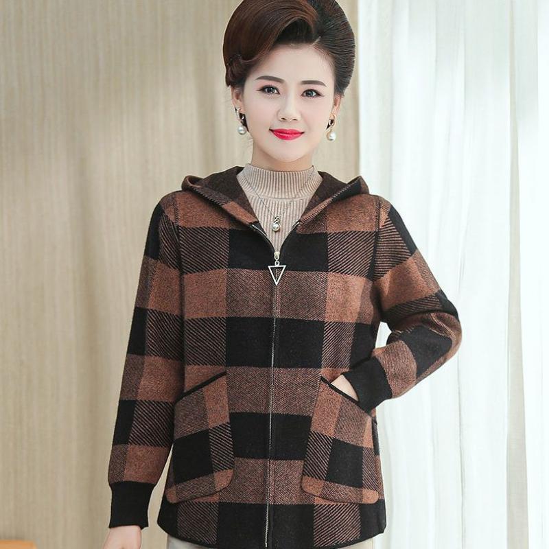 Autumn Winter New Hooded Long Sleeve Fashion Outwear Women High Street Casual Plaid Solid Color Zipper Patchwork Warm Cardigan 5XL кавовий
Autumn Winter New Hooded Long Sleeve Fashion Outwear Women High Street Casual Plaid Solid Color Zipper Patchwork Warm Cardigan 5XL кавовий
