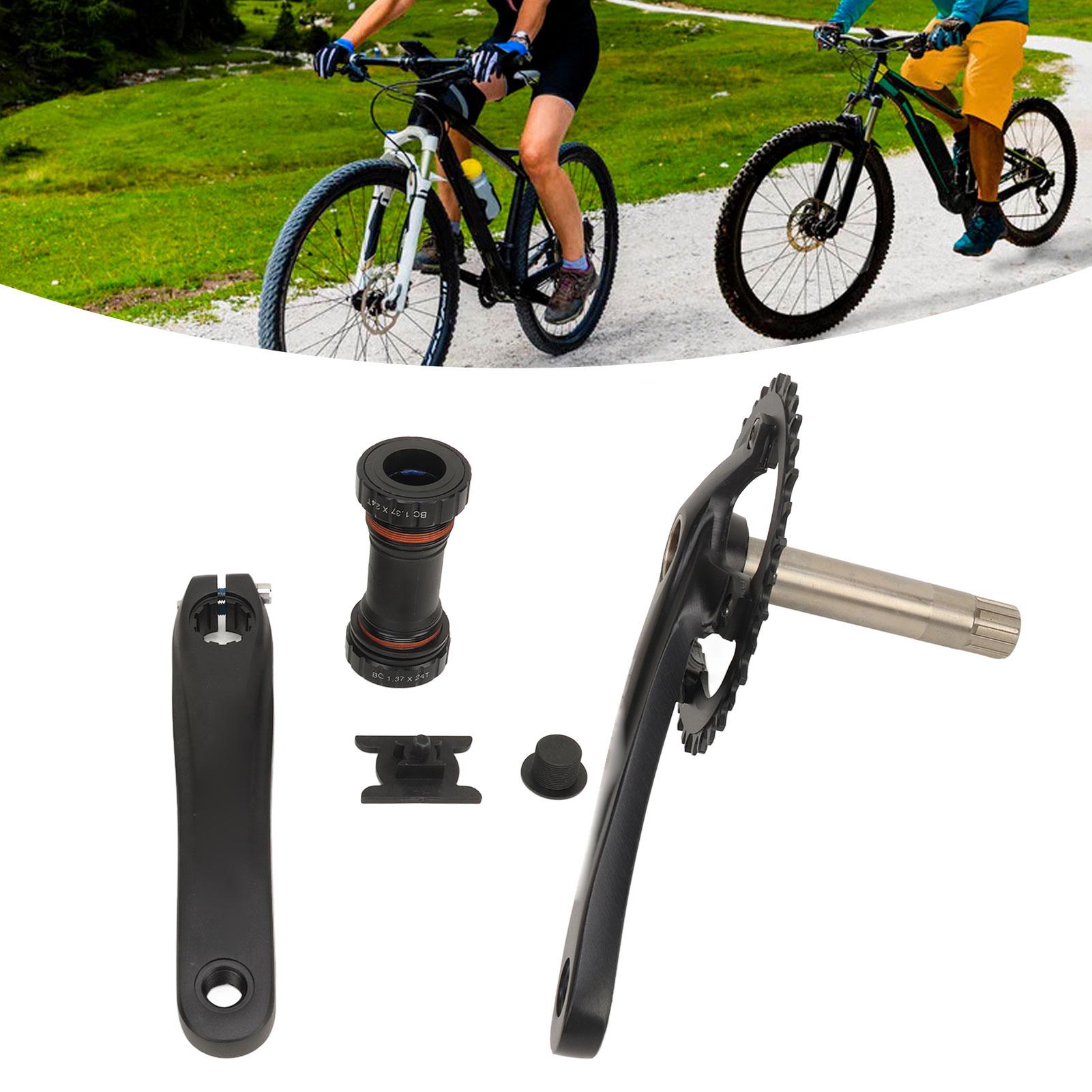 Bike Crank Arm Set 36T Aluminum Alloy High Strength Single Chainring Bike Crank Arm for Mountain Bike
Bike Crank Arm Set 36T Aluminum Alloy High Strength Single Chainring Bike Crank Arm for Mountain Bike