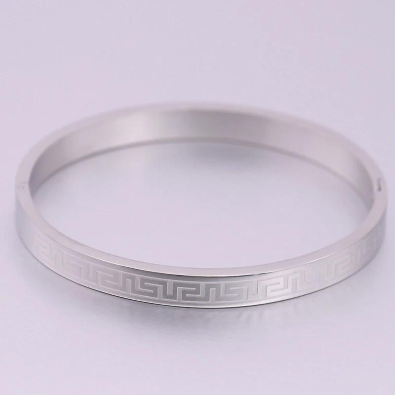 New Stainless Steel Carving Pattern Bracelet Gold Silver Rose Gold Color Cuff Bangle Woman Jewelry Gift Daily Wear
New Stainless Steel Carving Pattern Bracelet Gold Silver Rose Gold Color Cuff Bangle Woman Jewelry Gift Daily Wear