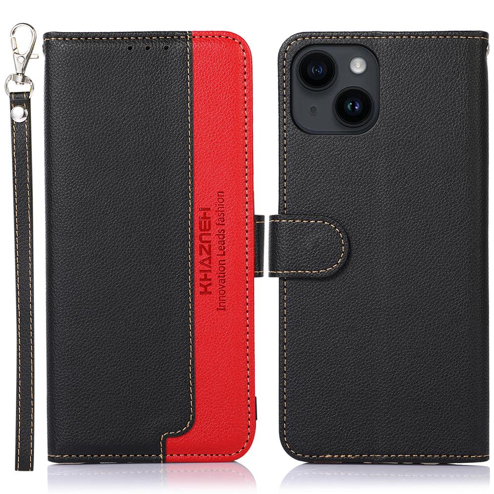 KHAZNEH Shockproof Leather Case for iPhone 15 Plus,Stand Wallet Phone Cover RFID Blocking Litchi Texture Shell Black
KHAZNEH Shockproof Leather Case for iPhone 15 Plus,Stand Wallet Phone Cover RFID Blocking Litchi Texture Shell Black