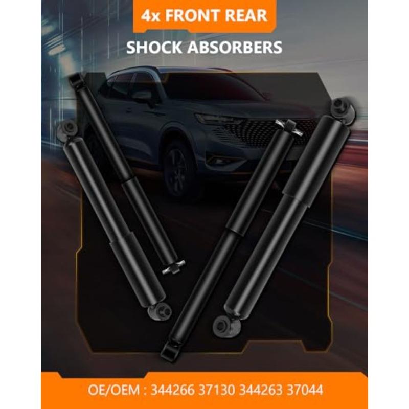 Shocks Absorbers for Chevy 4WD Front Rear Set of 4 Struts Fit 1988-1999 for Chevy K1500/GMC K1500 1988-1996 1997 1998 1999 2000
Shocks Absorbers for Chevy 4WD Front Rear Set of 4 Struts Fit 1988-1999 for Chevy K1500/GMC K1500 1988-1996 1997 1998 1999 2000