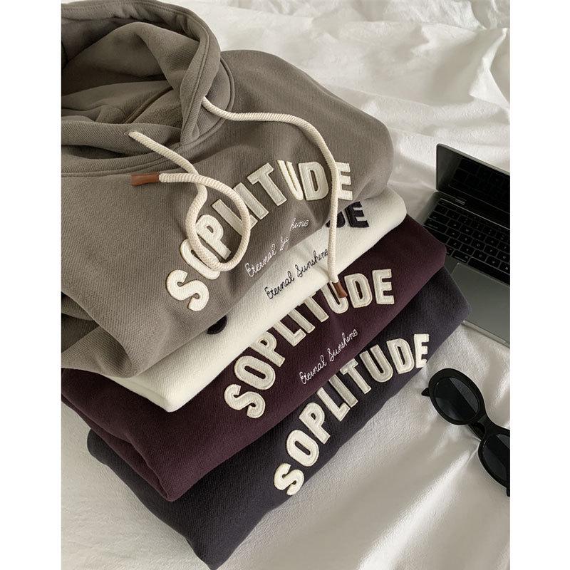 Women s Oversized Retro Letter Applique Hooded Sweatshirt for Spring and Autumn 2025 XL (Recommended for 120-140 lbs) черный серый
Women s Oversized Retro Letter Applique Hooded Sweatshirt for Spring and Autumn 2025 XL (Recommended for 120-140 lbs) черный серый
