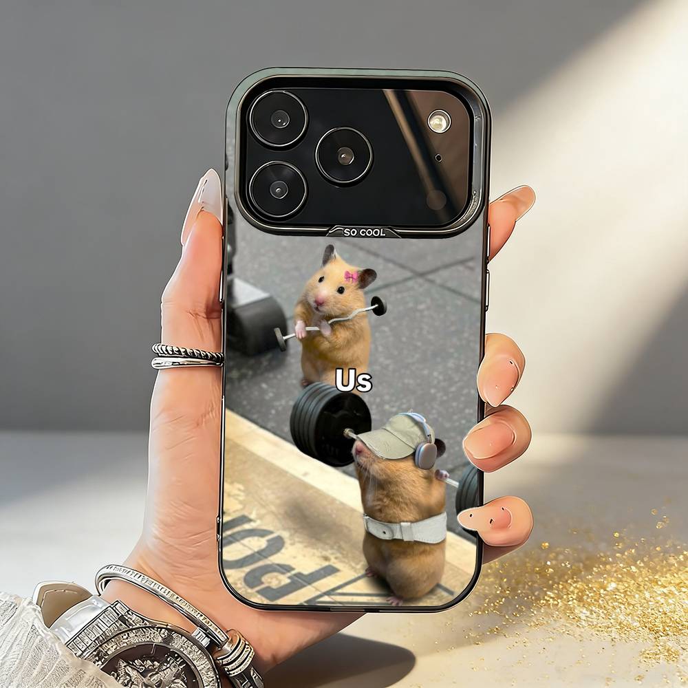 Cute G-Gym H-Hamster Phone Case For iPhone17,16,15,14,13,12,11,Pro,MAX White Matte Shockproof Cover iPhone16
Cute G-Gym H-Hamster Phone Case For iPhone17,16,15,14,13,12,11,Pro,MAX White Matte Shockproof Cover iPhone16