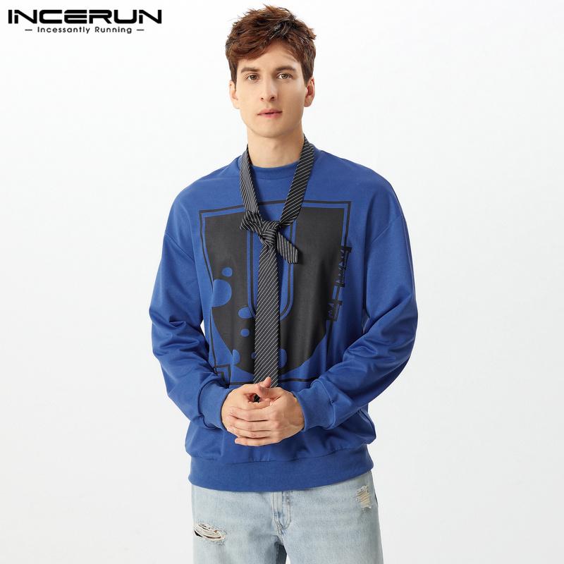 INCERUN Oversized Men O Neck Long Sleeve Letter Print Loose Casual Tops S темно-синий
INCERUN Oversized Men O Neck Long Sleeve Letter Print Loose Casual Tops S темно-синий