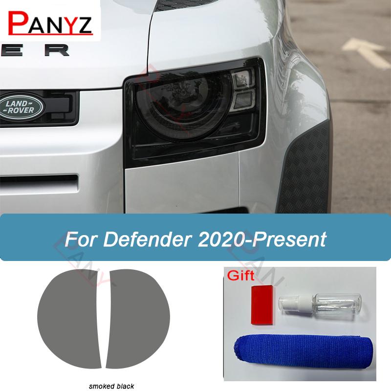 Car Headlight Tint Smoked Black Protective Film TPU Sticker For Land Rover Defender L663 110 90 2020 2021
Car Headlight Tint Smoked Black Protective Film TPU Sticker For Land Rover Defender L663 110 90 2020 2021