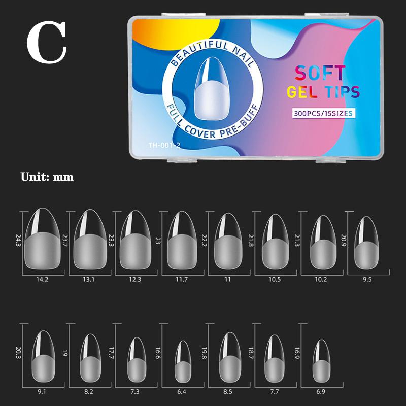 300Pcs Full Cover Press On Nail Tips Stiletto Almond Square Coffin French False Fake Soak Off Gel Nail Extension Tips Capsule C
300Pcs Full Cover Press On Nail Tips Stiletto Almond Square Coffin French False Fake Soak Off Gel Nail Extension Tips Capsule C
