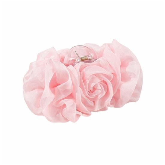 Шифоновый декор в виде розы розовый
Шифоновый декор в виде розы розовый