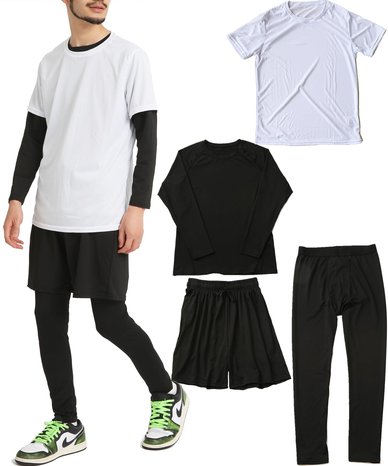 Arcade Компрессионная одежда для тренировок Тренировочный верх и низ Фитнес Размер Белый Мужской Набор из 4 предметов, Одежда, Спортивная одежда, Одежда, Комплект, Одежда, Весна, Лето, белый
Arcade Компрессионная одежда для тренировок Тренировочный верх и низ Фитнес Размер Белый Мужской Набор из 4 предметов, Одежда, Спортивная одежда, Одежда, Комплект, Одежда, Весна, Лето, белый