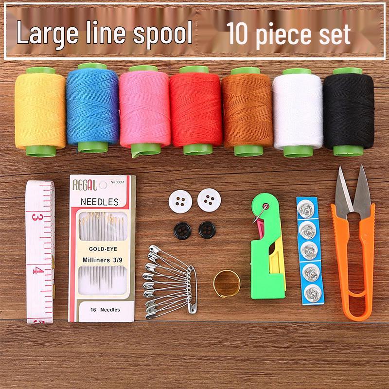 Portable 10-Piece Sewing Kit: Needle, Thread & Mending Tools for Home & Travel - Free Shipping No Specification
Portable 10-Piece Sewing Kit: Needle, Thread & Mending Tools for Home & Travel - Free Shipping No Specification