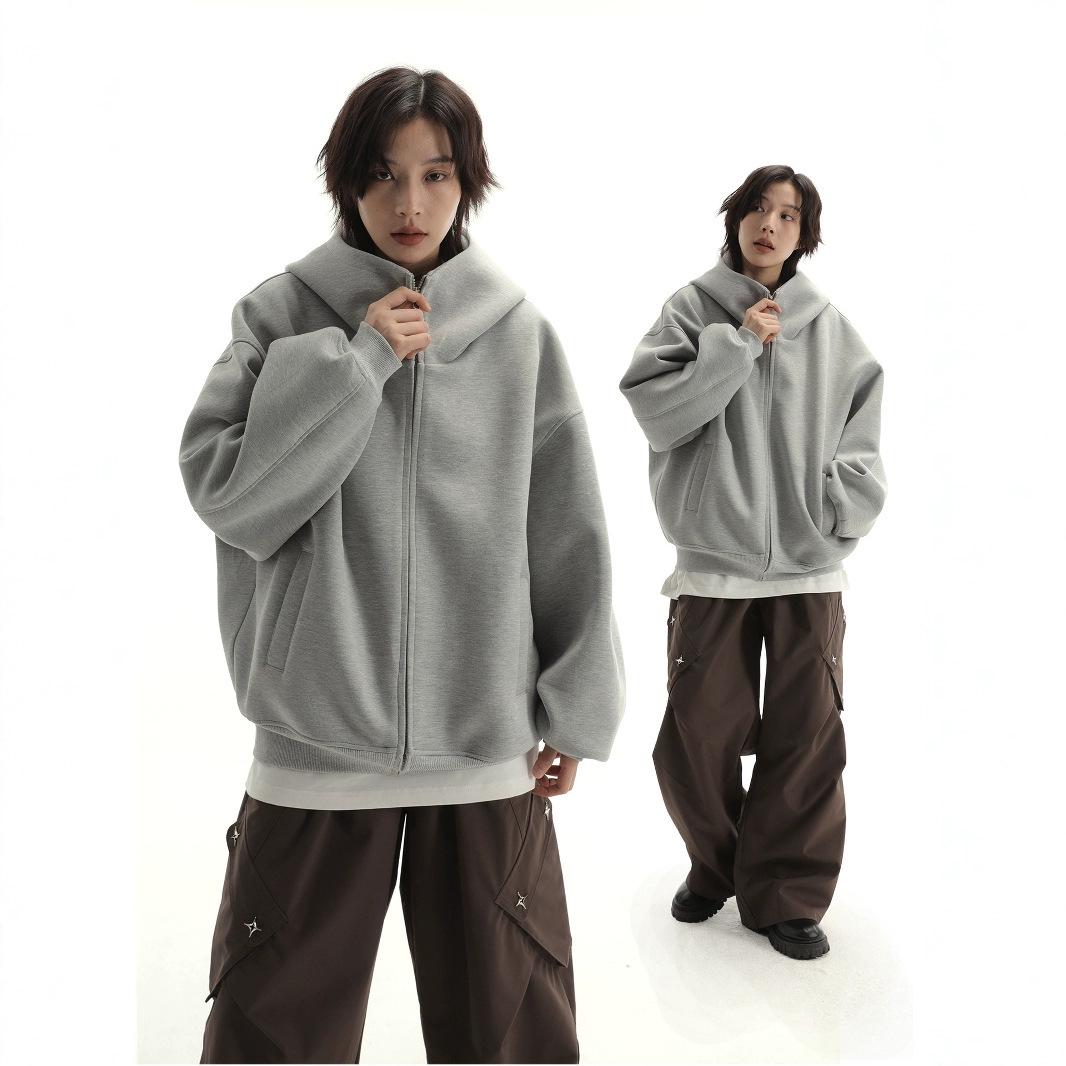 American Grey Hooded Zip-Up Cardigan Sweatshirt - New Trend, Loose Fit Versatile Design Extra Large сірий
American Grey Hooded Zip-Up Cardigan Sweatshirt - New Trend, Loose Fit Versatile Design Extra Large сірий