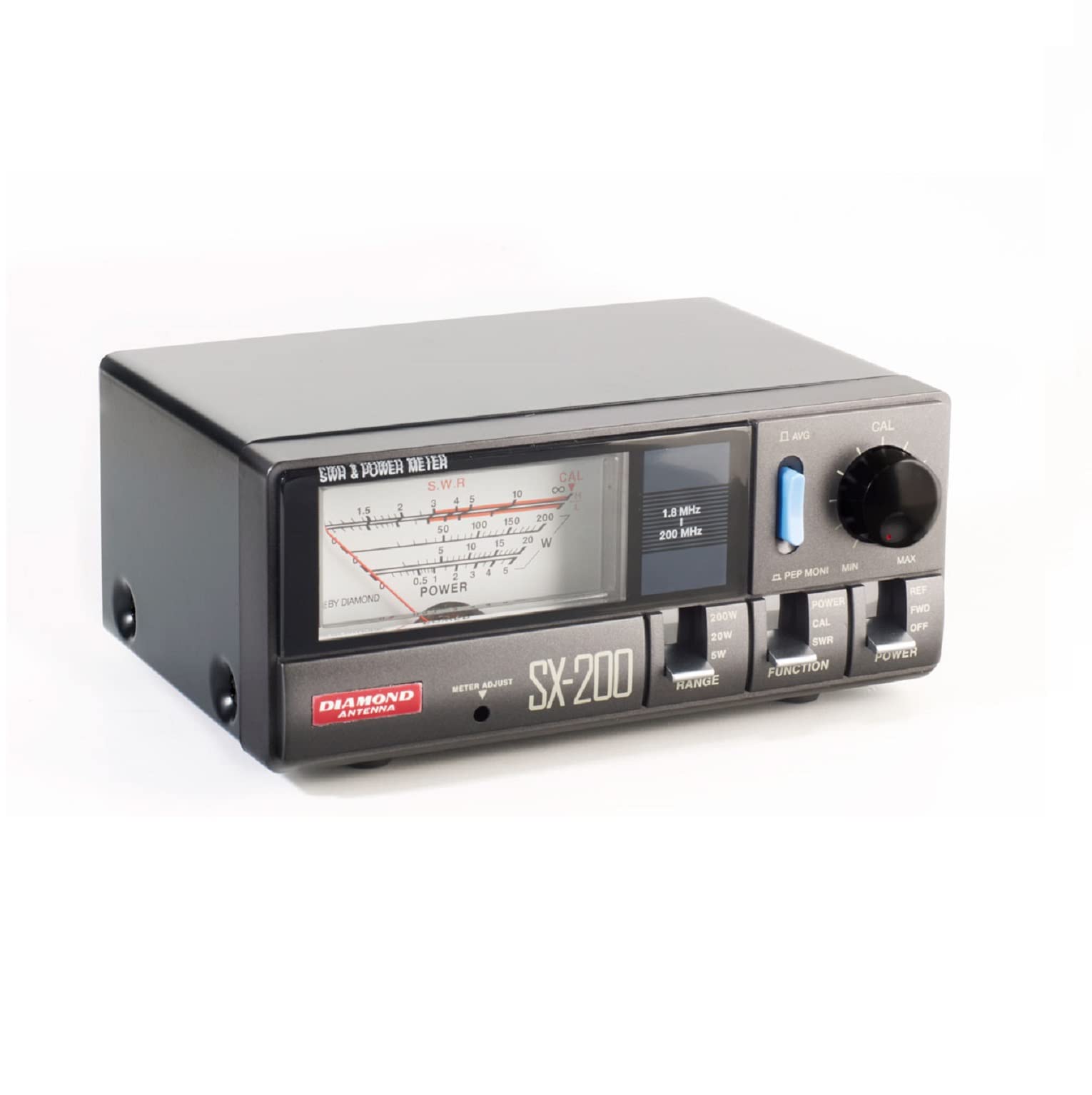 Daiichi Denpa Kogyo Diamond Meter Прохідний КСВ/потужність 1,8~200 МГц SX-200 сірий колір
Daiichi Denpa Kogyo Diamond Meter Прохідний КСВ/потужність 1,8~200 МГц SX-200 сірий колір