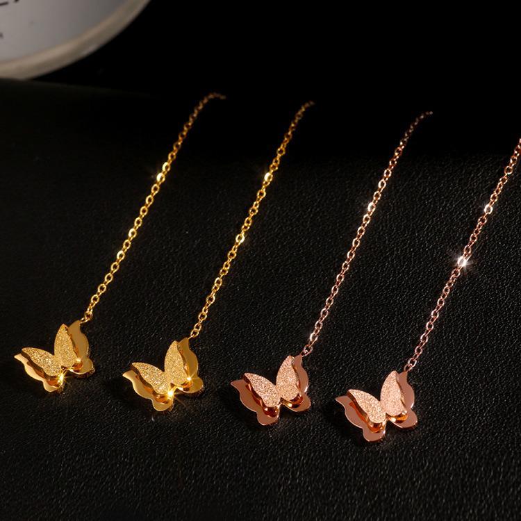 18K Gold Butterfly Thread Earrings - Titanium Steel, Non-Fading, Simple Design, Versatile & Lightweight for Summer
18K Gold Butterfly Thread Earrings - Titanium Steel, Non-Fading, Simple Design, Versatile & Lightweight for Summer